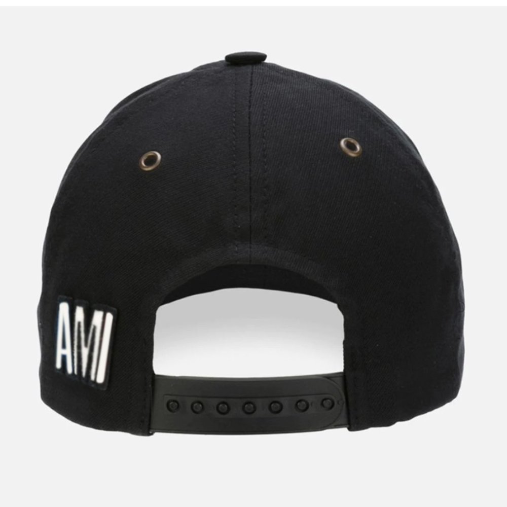 AMI ALEXANDRE MATTIUSSI Black Baseball Cap